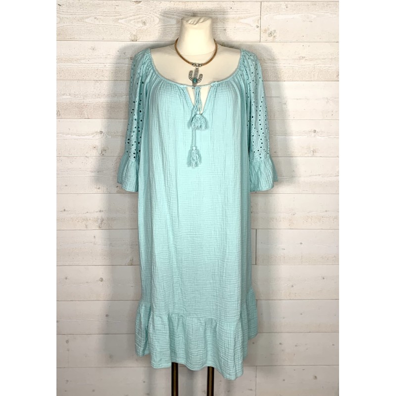 Robe Palombagia turquoise