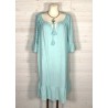 Robe Palombagia turquoise