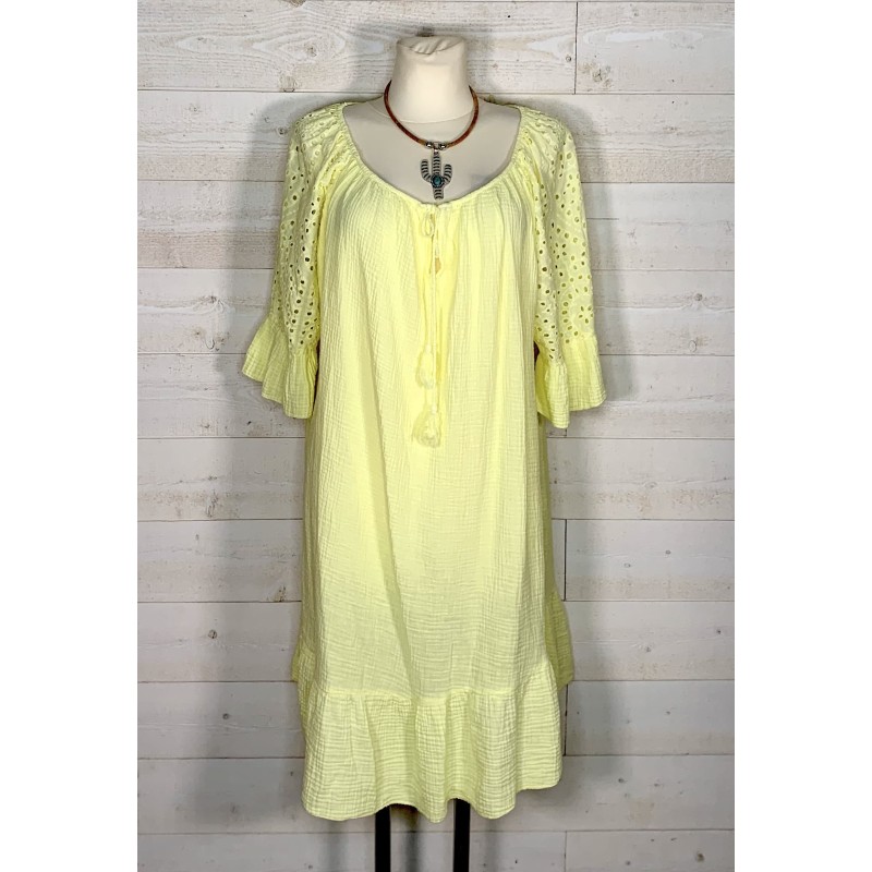 Robe Palombagia jaune