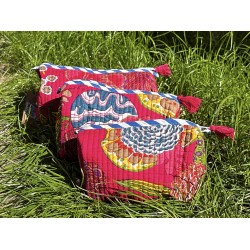 Pochette PALME framboise
