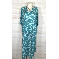 Robe POISSON turquoise