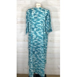 Robe POISSON turquoise