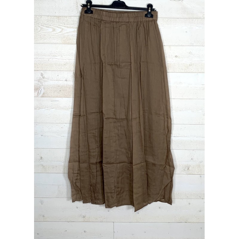 Jupe PALME marron