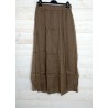 Jupe PALME marron