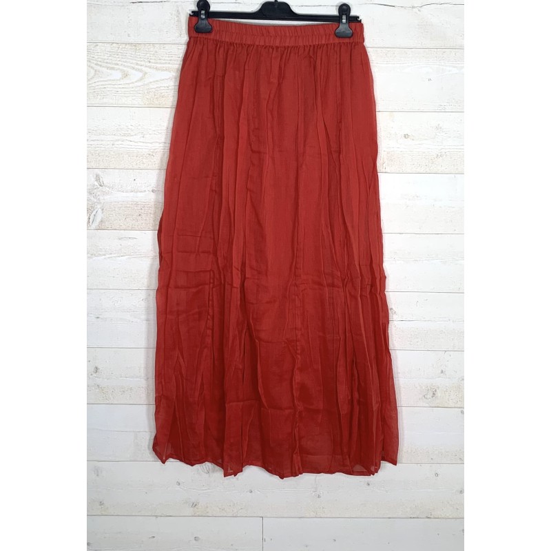 Jupe PALME rouge