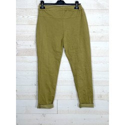 Pantalon CORA vert pistache
