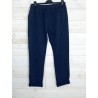 Pantalon COME bleu orage