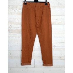 Pantalon COME brique