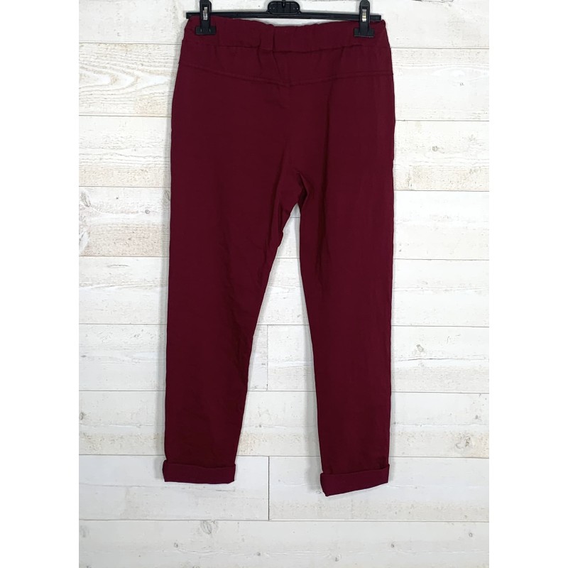 Pantalon COME bordeau