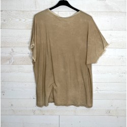 Teeshirt MANU beige