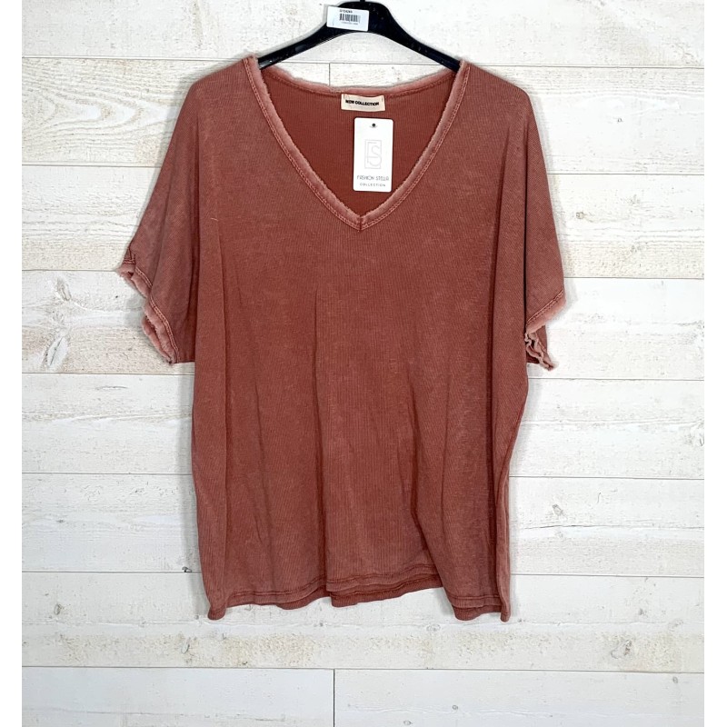 Teeshirt MANU terracota
