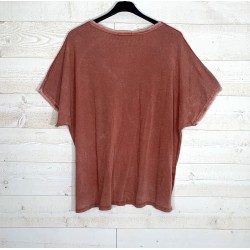 Teeshirt MANU terracota