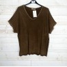 Teeshirt MANU marron