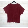 Teeshirt MANU bordeau