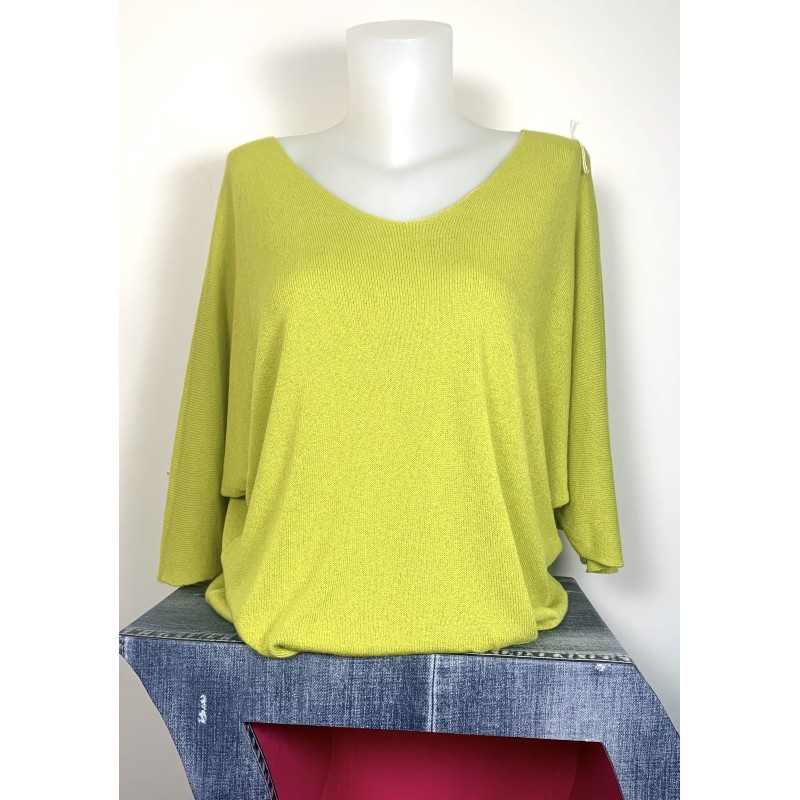 Pull Jojo vert anis