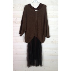 Robe TARA marron