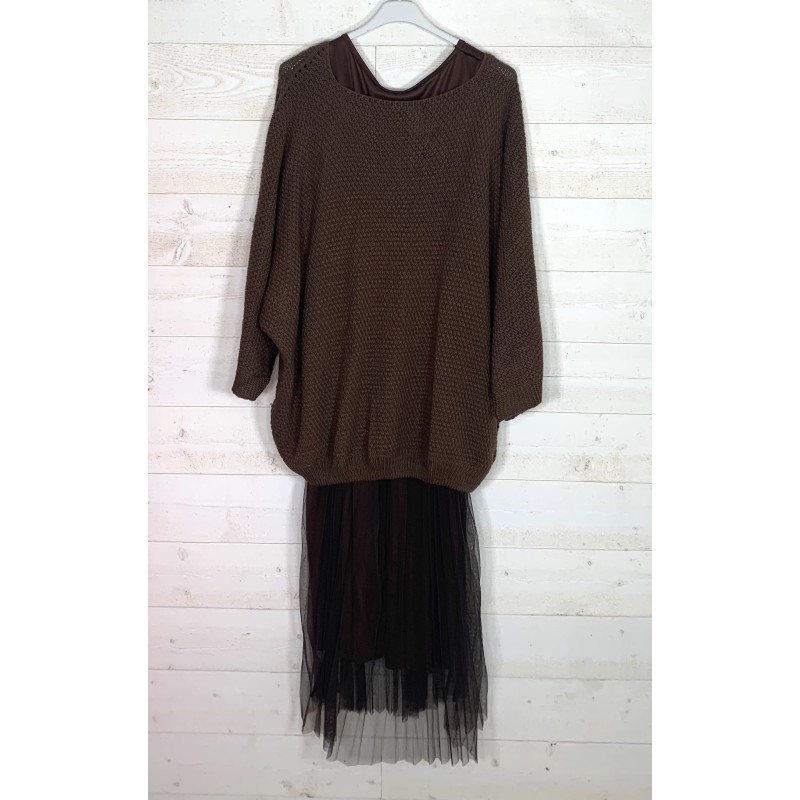 Robe TARA marron
