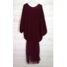 Robe TARA bordeau