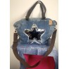Sac jean cuir MISS