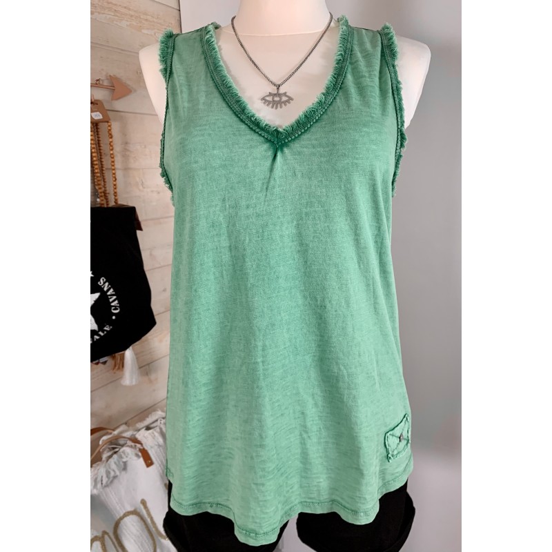 Tee shirt MUMU vert