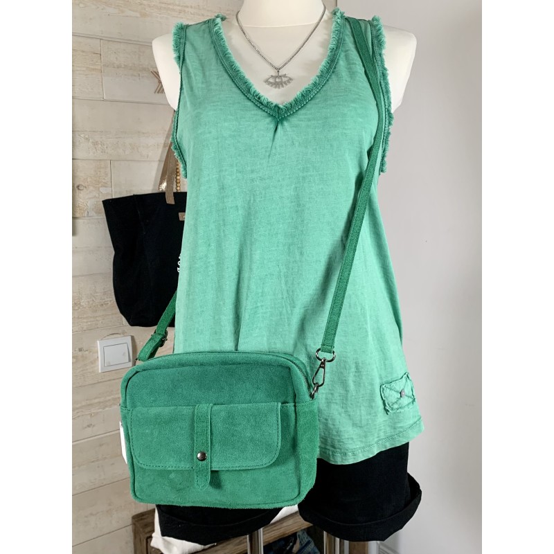Tee shirt MUMU vert