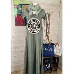 Robe VINTAGE kaki