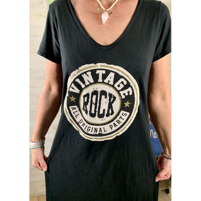 Robe VINTAGE noir