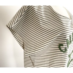 Tee shirt California kaki