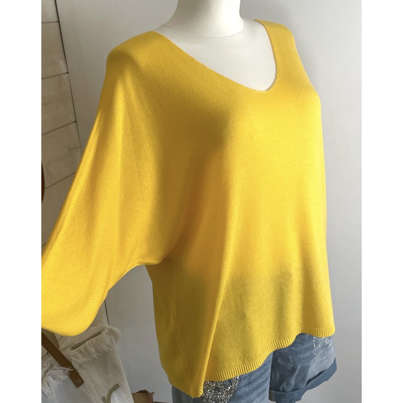 Pull Jojo jaune