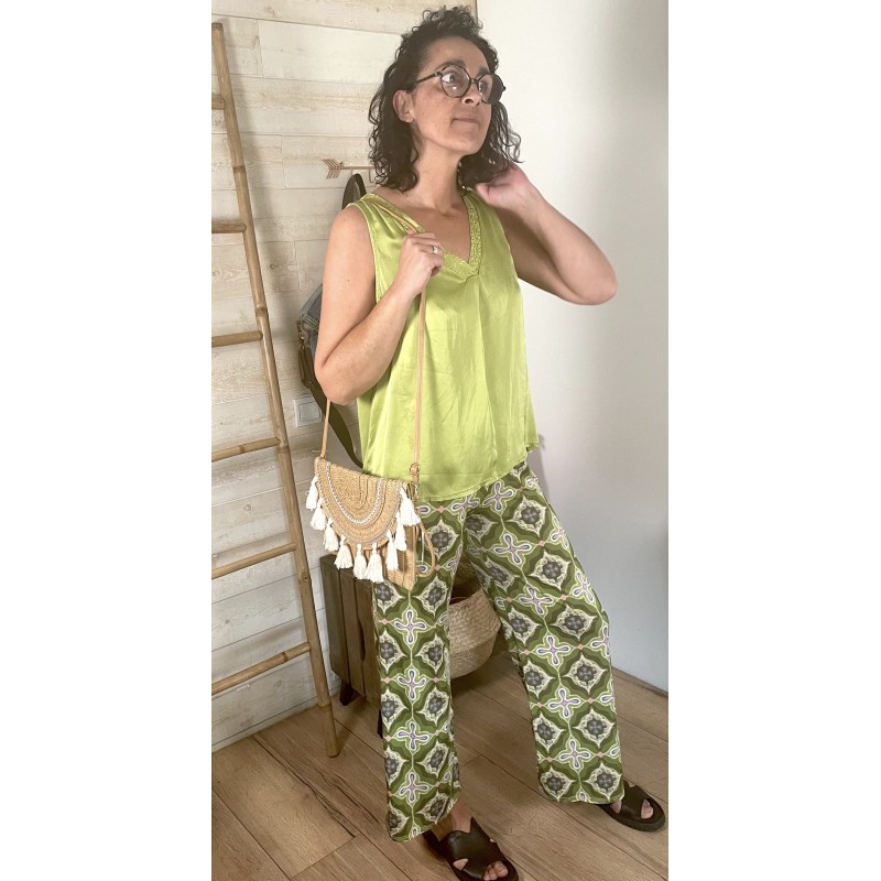 Pantalon TAO anis
