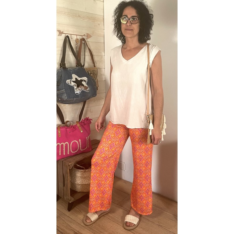 Pantalon TAO orange