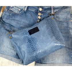 sac cuir croco