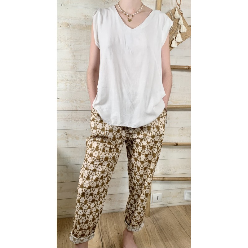 Pantalon NOA marron