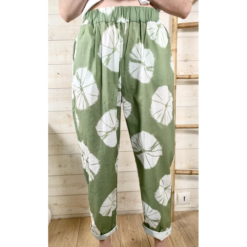 Pantalon NOA vert