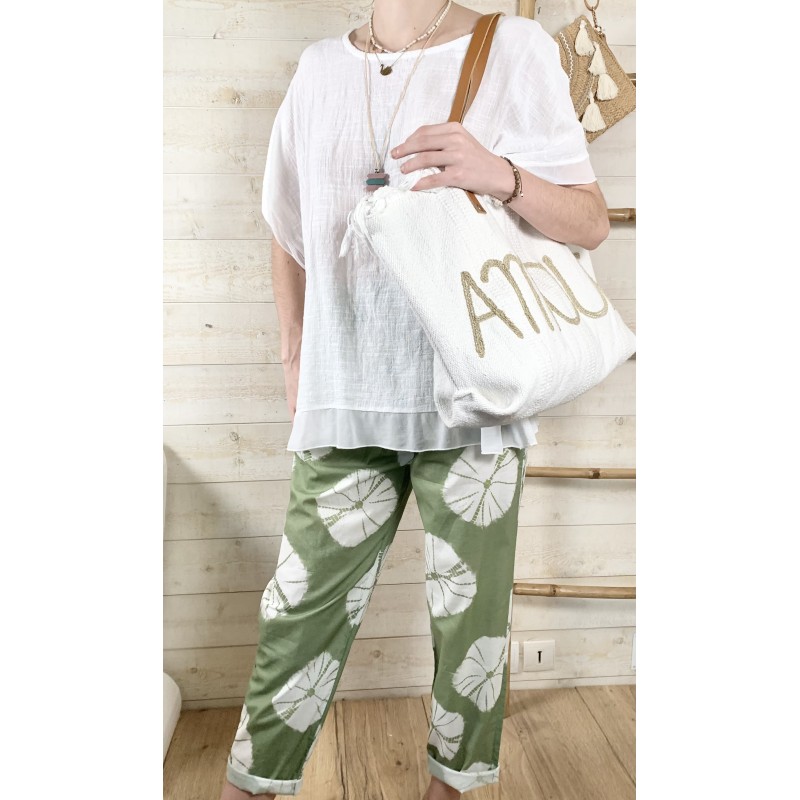 Pantalon NOA vert