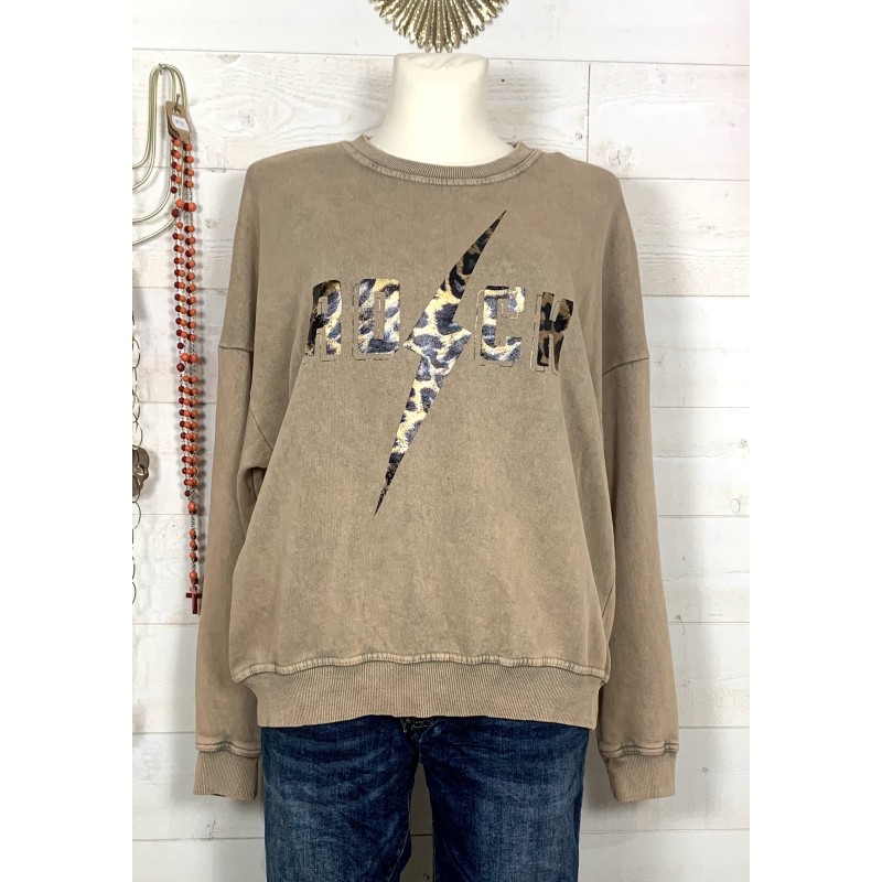 Sweat VINTAGE marron