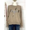 Sweat VINTAGE marron