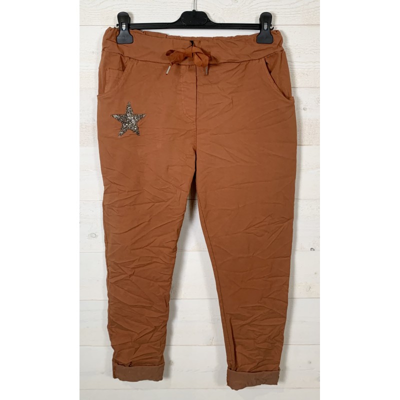 Pantalon ETOILE rouille