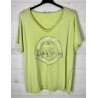 Tee shirt STRONG vert anis