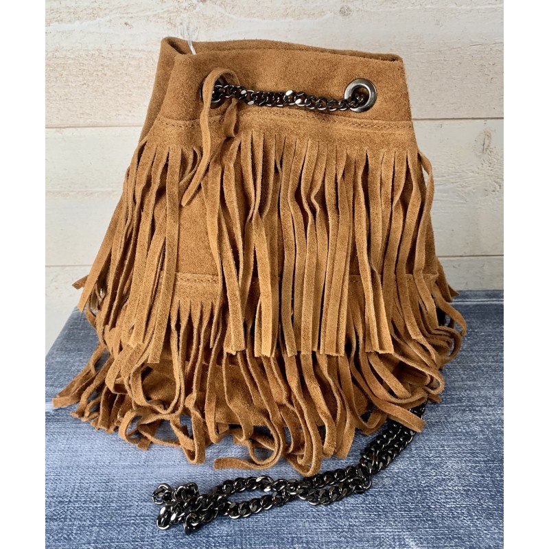 Sac FRANGE DAIM
